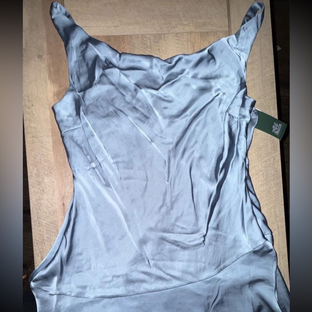 Wild Fable Metallic Silver Dress